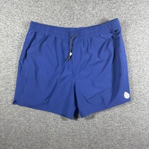 NWT Stio Mens Cobalt Night Blue Terral  Shorts Size XXL Lined